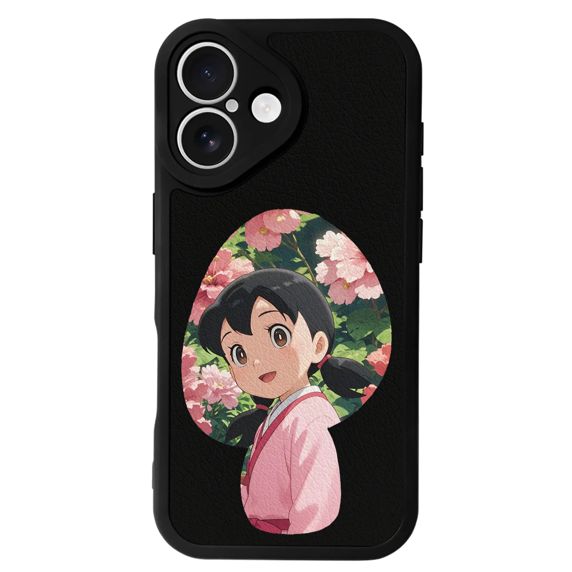 ドラえもん グッズ 源 静香 - IPhone 16シリーズ対応 ・ シリコンスマホケース ・ レザー調 ・ 高精度フィット ・ 耐衝撃 ・ ワイヤレス充電対応 ・ 精密カット